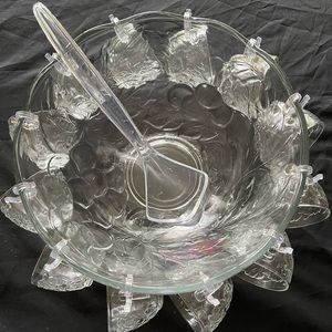 COPY - Glass Punch Bowl Set